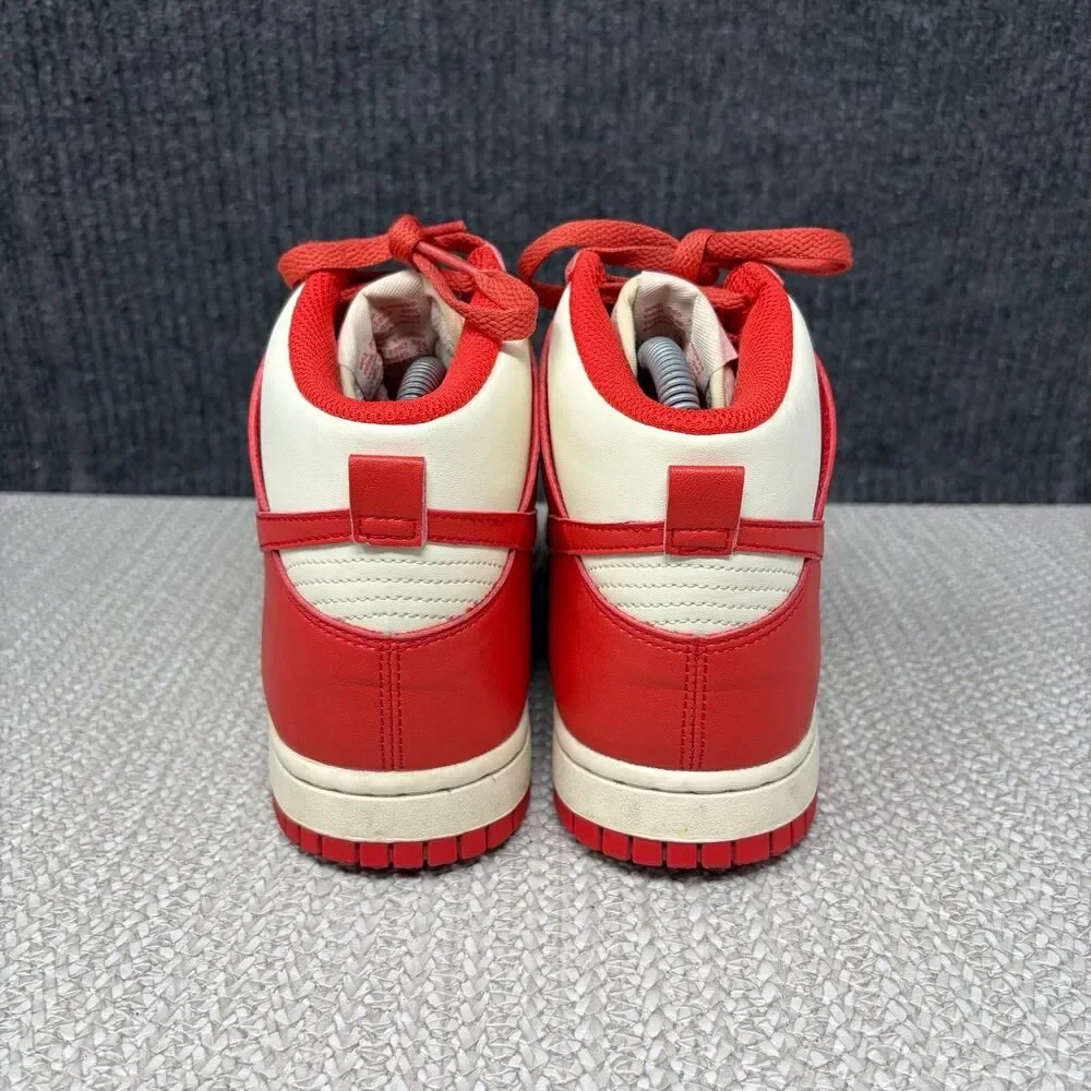 Nike Dunk High Next Nature Light Crimson Coconut Milk Red White Sz 7 FV5960-102